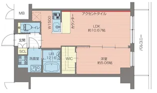 プレジオ宮崎台【3階】の間取り
