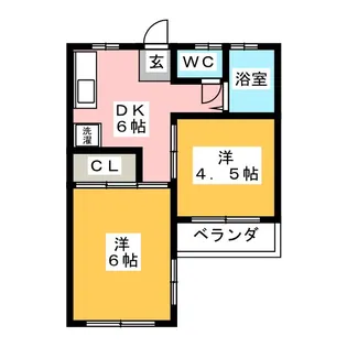 丸協マンション【3階】の間取り