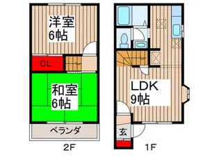 千葉県松戸市五香西1【一戸建】の間取り