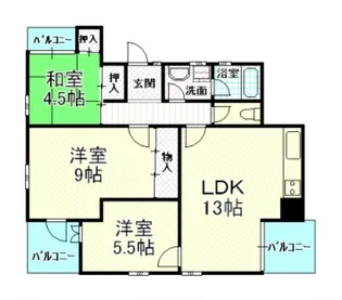 パレデアルシオン【3階】の間取り