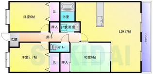OTOGIKU(乙菊)【3階】の間取り