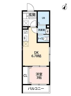 グロースフル南行徳【2階】の間取り