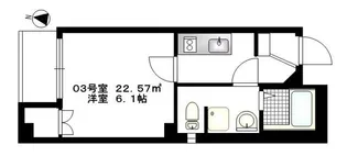 b’CASA OJI【5階】の間取り