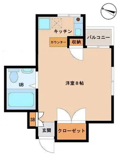 バードモアハイツ【1階】の間取り