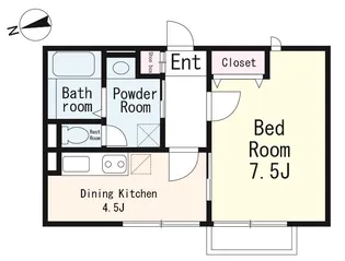 ハナハイム【2階】の間取り