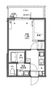 KEIAI RESIDENCE 新秋津【3階】の間取り