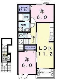 エテルノ・イリーデ【2階】の間取り