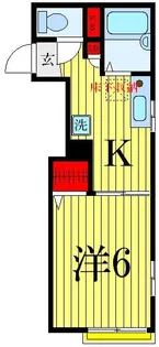 メゾン・リジェール【1階】の間取り