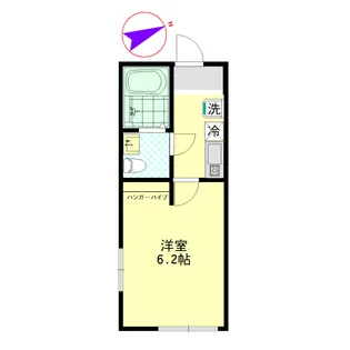 グランディール磯子【1階】の間取り