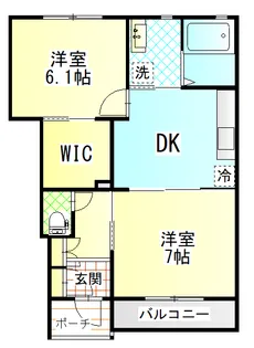 グラミス・キャッスルC【1階】の間取り