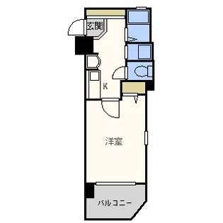 プレサンス東本町【2階】の間取り