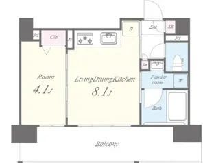 セイワパレス玉造駅前【7階】の間取り