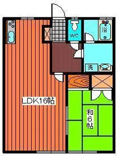 トマーテアパルタメント【1階】の間取り