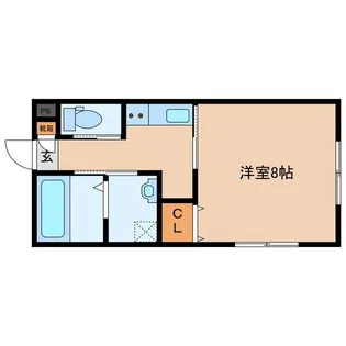 ビエナタウンC棟【2階】の間取り