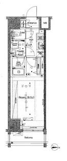ブライズ方南町【5階】の間取り