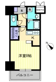 LAND・MARK KOGO【6階】の間取り