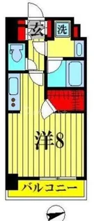パークアクシス本所吾妻橋【9階】の間取り
