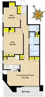 東急ドエルアルス小石川【10階】の間取り