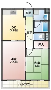 クラフトIII【3階】の間取り