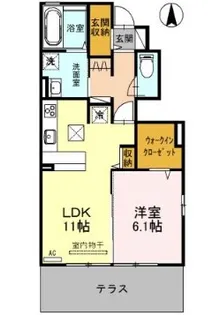 オルキス G【1階】の間取り