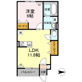 RANUNCULUS A【1階】の間取り