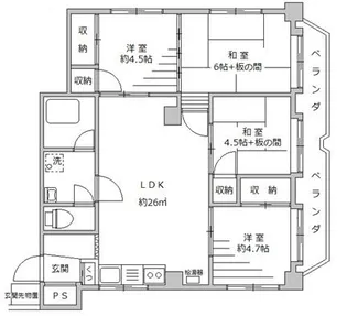 千成ビル【5階】の間取り