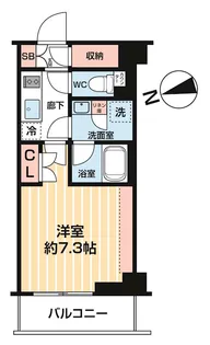 ブライズ西大井DUE【4階】の間取り