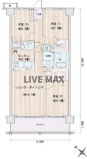 エスティメゾン豊洲レジデンスD【8階】の間取り