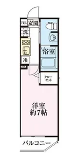 エルスタンザ東綾瀬【2階】の間取り