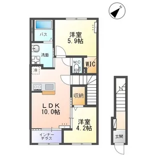 グランドビュー千本桜【2階】の間取り