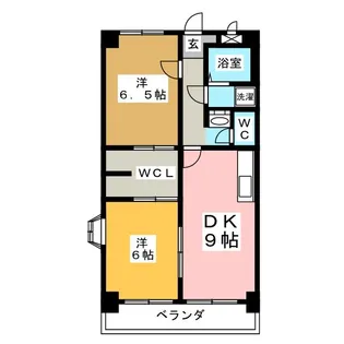 プレイスTA-5【1階】の間取り