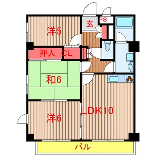 アロー芝山【3階】の間取り