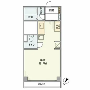 横浜根岸ダイヤモンドマンション【8階】の間取り