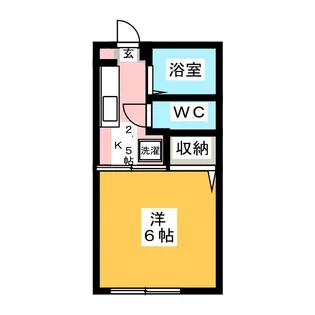 コーポ飯綱【1階】の間取り