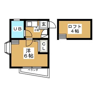 ローズアパートK5【2階】の間取り