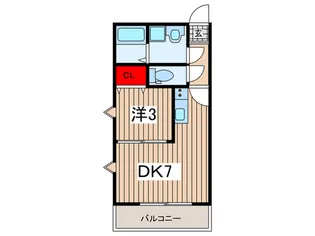 Laluce宮原 South【1階】の間取り