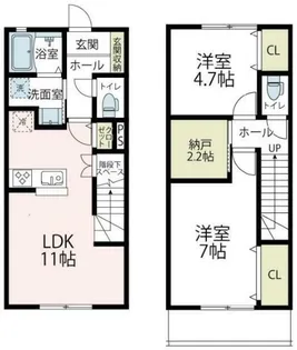 西鶴間KIガーデンズ 参番館の間取り
