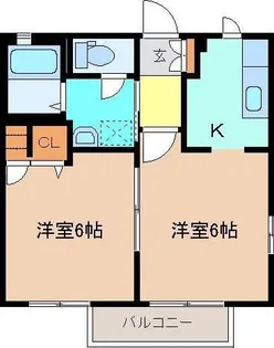 プレミール B【2階】の間取り