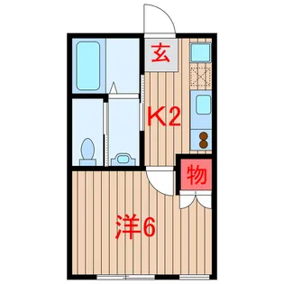 フォレストハウス習志野 A・B棟【1階】の間取り