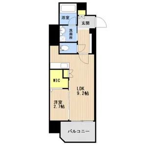 アクタス薬院テラス【9階】の間取り