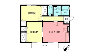 ナナコート【1階】の間取り