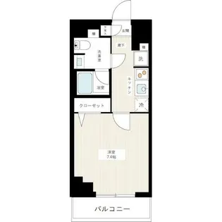 AZEST千住大橋(アゼストセンジュオオハシ)【3階】の間取り