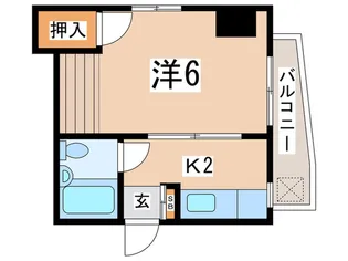 小野マンション【4階】の間取り