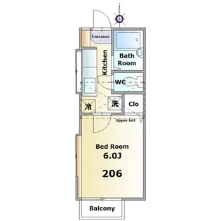 ベルウッド チバ【2階】の間取り