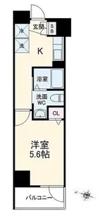 LEXE横濱阪東橋II【3階】の間取り
