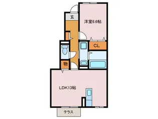 パストラル【1階】の間取り