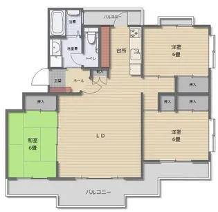 ガーデンハウス田町【1階】の間取り