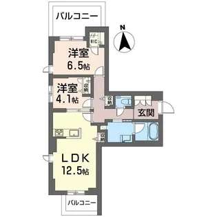 目黒ガーディアンヒルズ【4階】の間取り