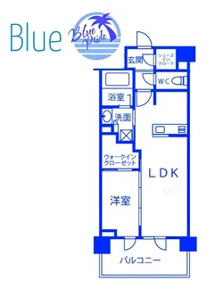 クリオラベルヴィ横濱サウス【6階】の間取り