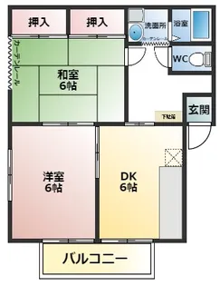 ファミール23【2階】の間取り